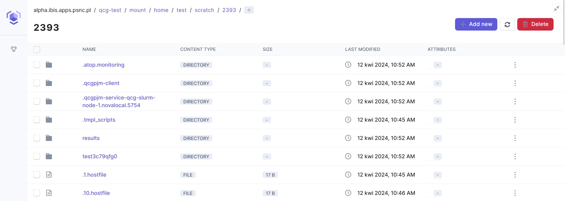 Preview of task's working-directory